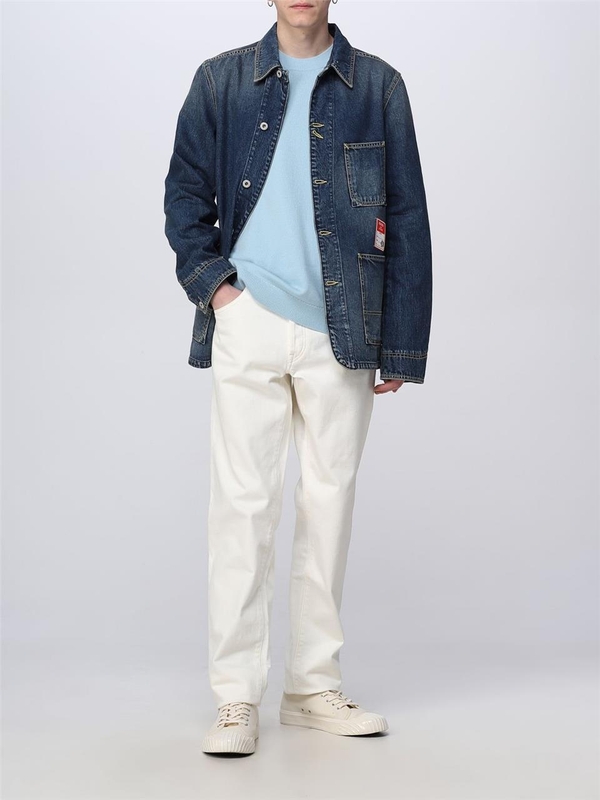 겐조 SS23 Kenzo Workwear Denim Jacket FD55DV1026B2 DD Denim