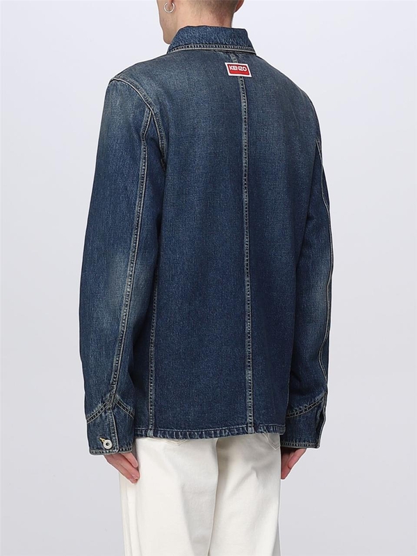 겐조 SS23 Kenzo Workwear Denim Jacket FD55DV1026B2 DD Denim