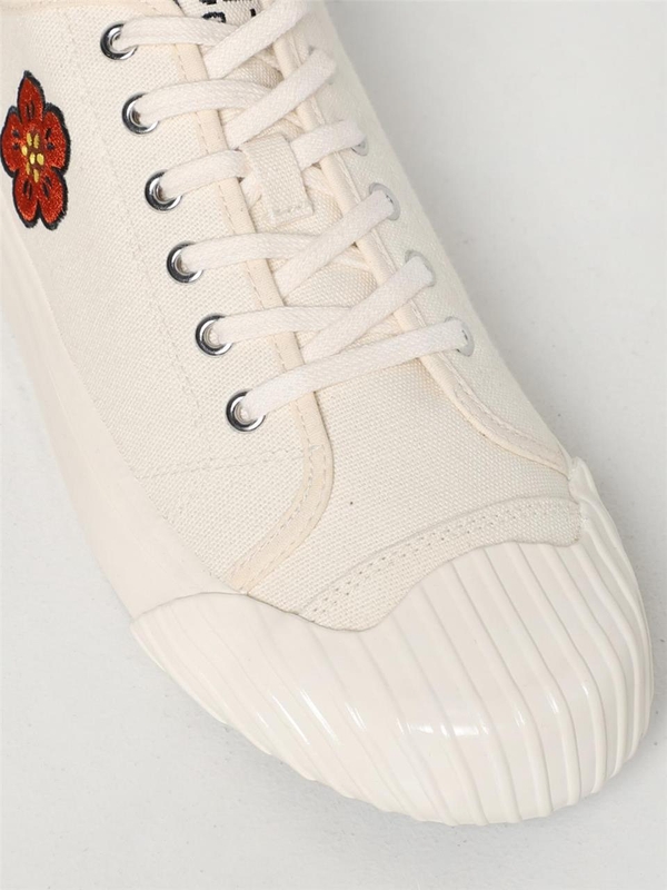 겐조 SS23 Sneakers Kenzo in canvas FD55SN010F73 04 Cream