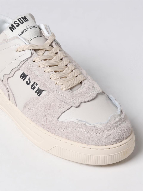 엠에스지엠 SS23 Sneakers Acbc x Msgm in pelle e RePET MS1728333 01 Milk