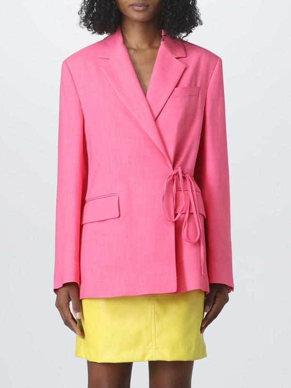 엠에스지엠 SS23 Msgm womens viscose blazer MDG12237101 13 Fuchsia