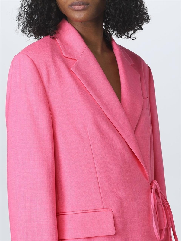 엠에스지엠 SS23 Msgm womens viscose blazer MDG12237101 13 Fuchsia