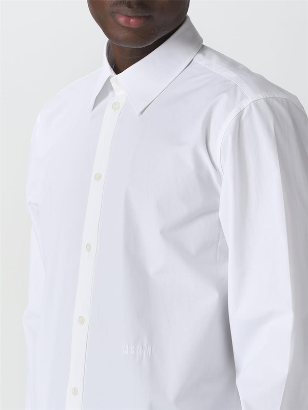 엠에스지엠 SS23 Msgm cotton shirt ME24X237008 01 White