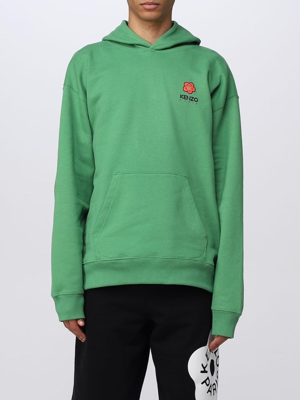 겐조 SS23 Kenzo Boke Flower Cotton Sweatshirt FD55SW4444ME 57 Green