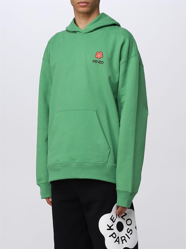 겐조 SS23 Kenzo Boke Flower Cotton Sweatshirt FD55SW4444ME 57 Green