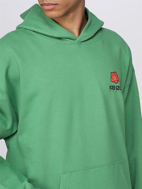 겐조 SS23 Kenzo Boke Flower Cotton Sweatshirt FD55SW4444ME 57 Green