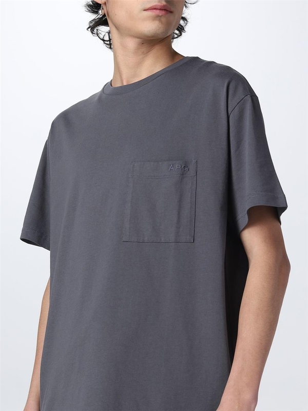 아페쎄 SS23 T-shirt A.P.C. in cotone COGAAH26136 LAD Gray