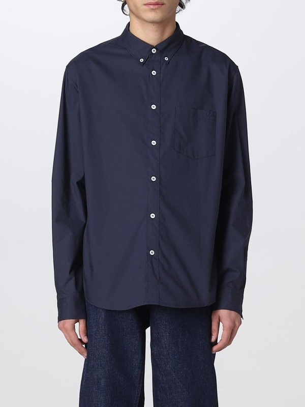 아페쎄 SS23 APC poplin shirt COEBDH12509 IAK Blue