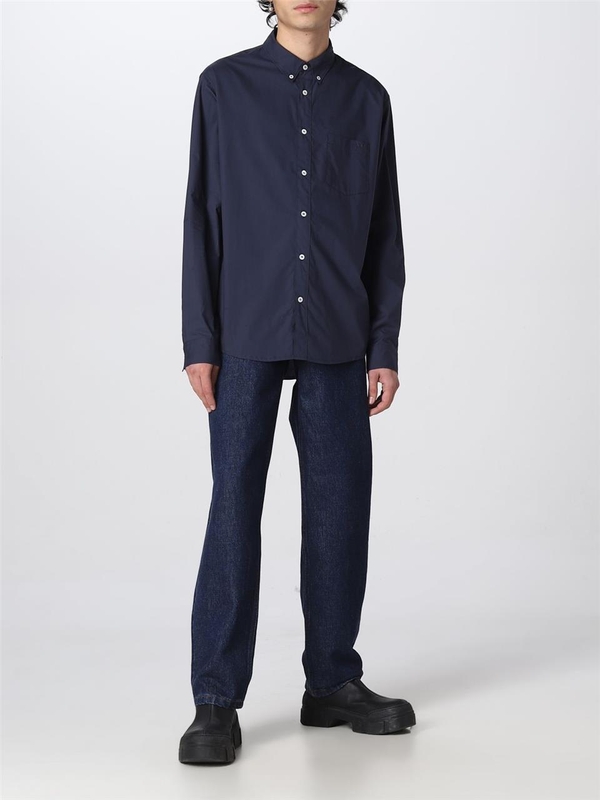 아페쎄 SS23 APC poplin shirt COEBDH12509 IAK Blue