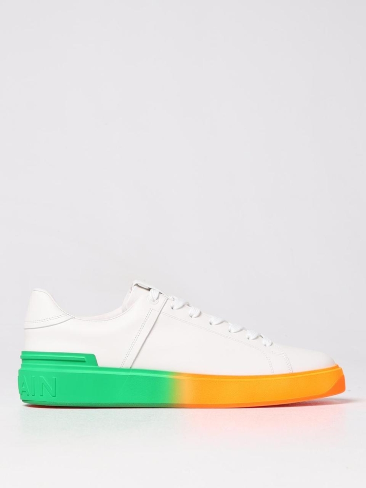 발망 SS23 Sneakers Balmain in pelle AM1VI288LCVG GCS White