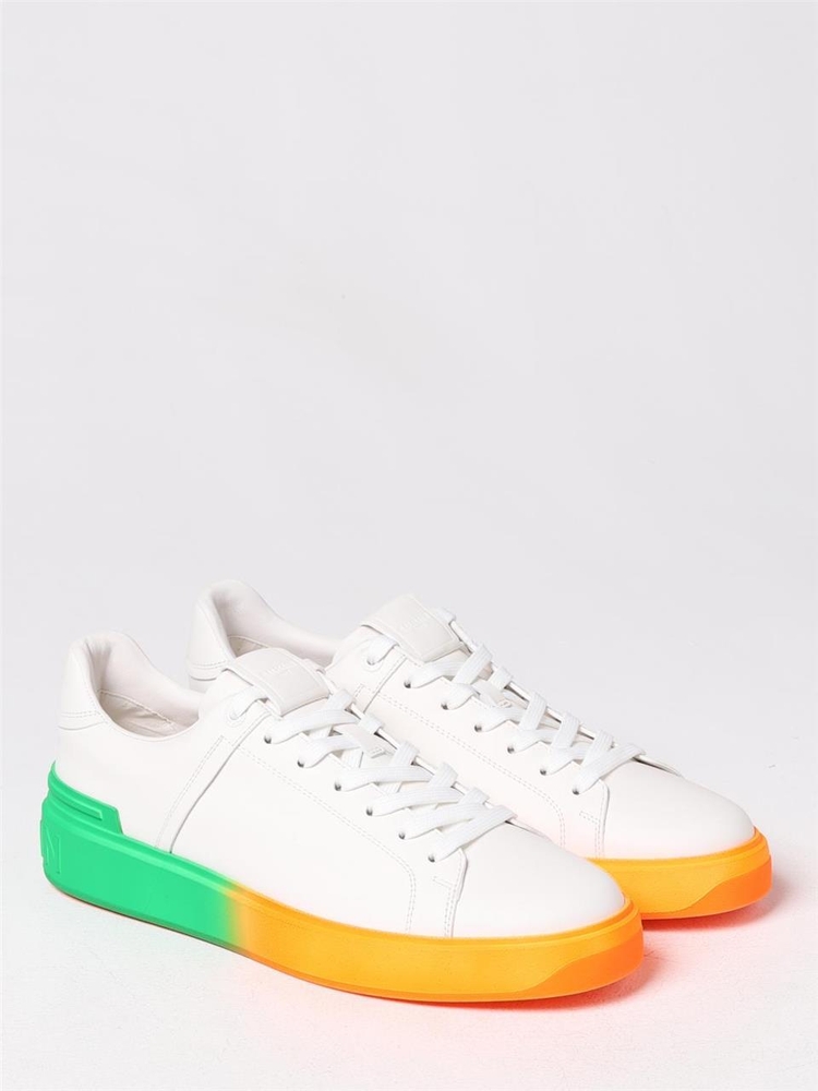 발망 SS23 Sneakers Balmain in pelle AM1VI288LCVG GCS White