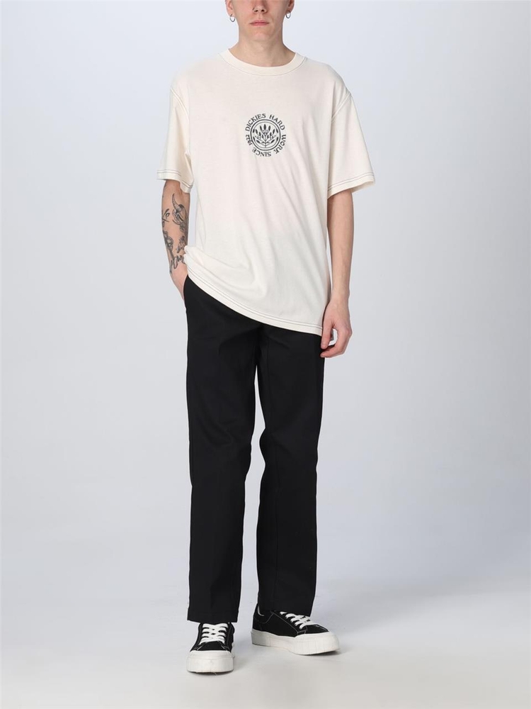 디키즈 SS23 T-shirt Dickies con logo DK0A4Y8U C58 Cream