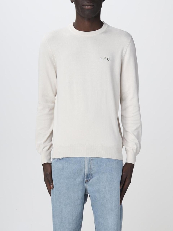 아페쎄 SS23 APC cotton pullover COGDHH23164 TAL White