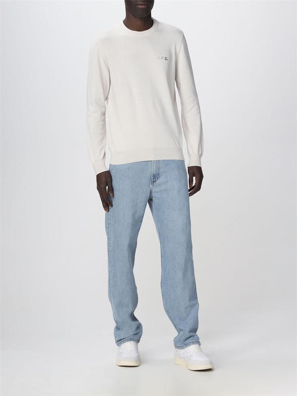 아페쎄 SS23 APC cotton pullover COGDHH23164 TAL White