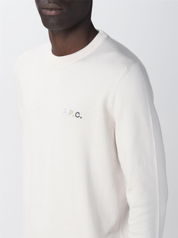 아페쎄 SS23 APC cotton pullover COGDHH23164 TAL White