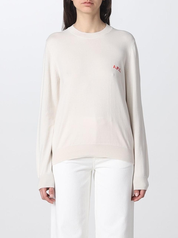 아페쎄 SS23 APC cotton pullover COGDHF23208 TAM Cream