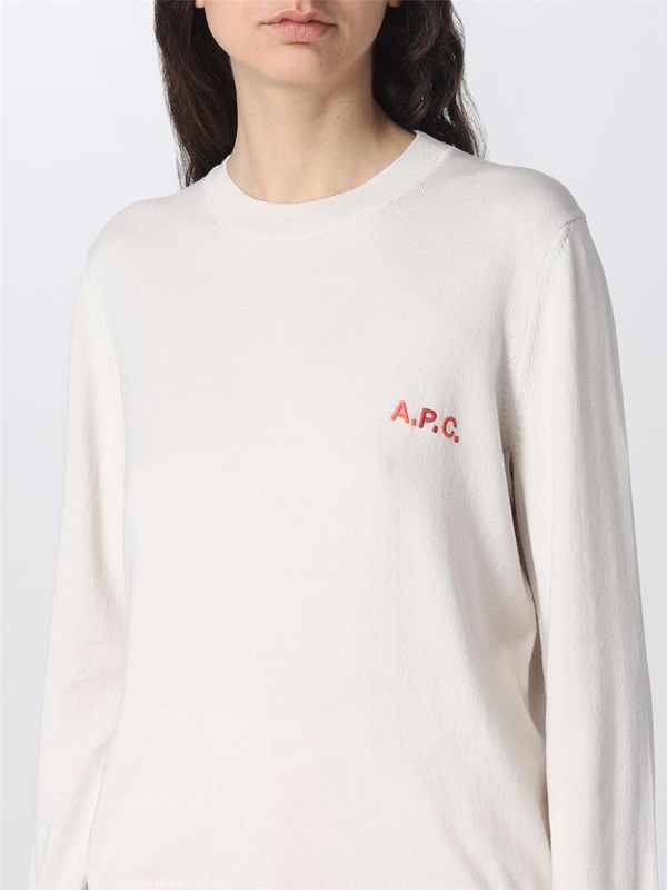 아페쎄 SS23 APC cotton pullover COGDHF23208 TAM Cream