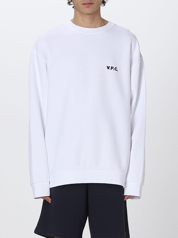 아페쎄 SS23 APC Cotton Sweatshirt COFDZH27790 AAB White