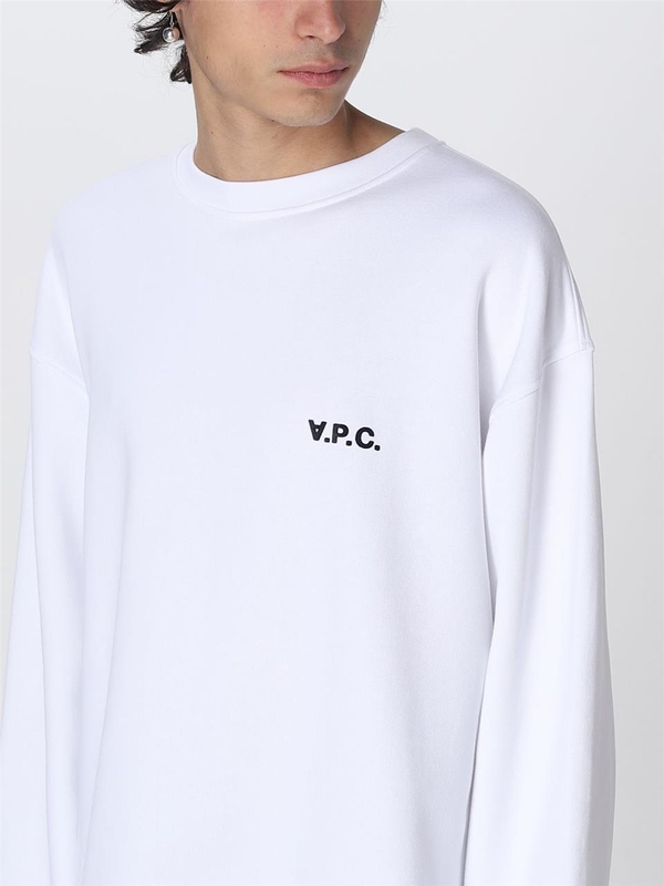 아페쎄 SS23 APC Cotton Sweatshirt COFDZH27790 AAB White