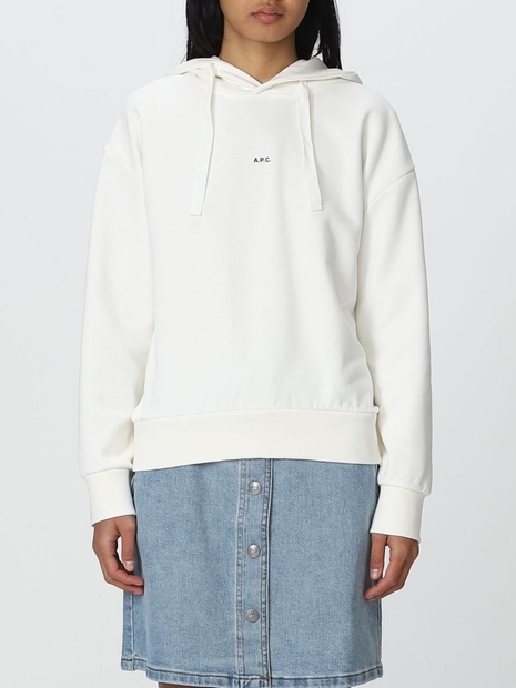 아페쎄 SS23 APC Cotton Sweatshirt COEIPF27624 AAB White