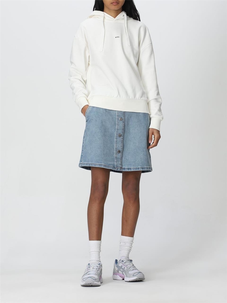 아페쎄 SS23 APC Cotton Sweatshirt COEIPF27624 AAB White