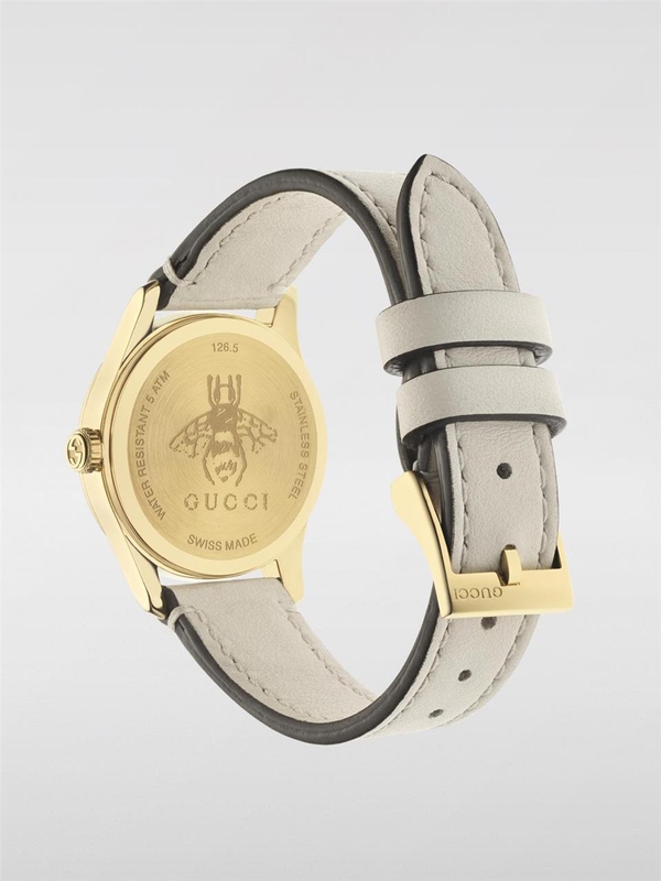 구찌 SS22 Gucci Mens Watch YA1265009 WHITE White