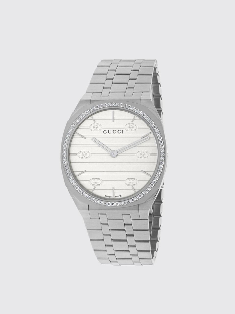 구찌 SS22 Gucci Womens Watch YA163401 DY523 Steel