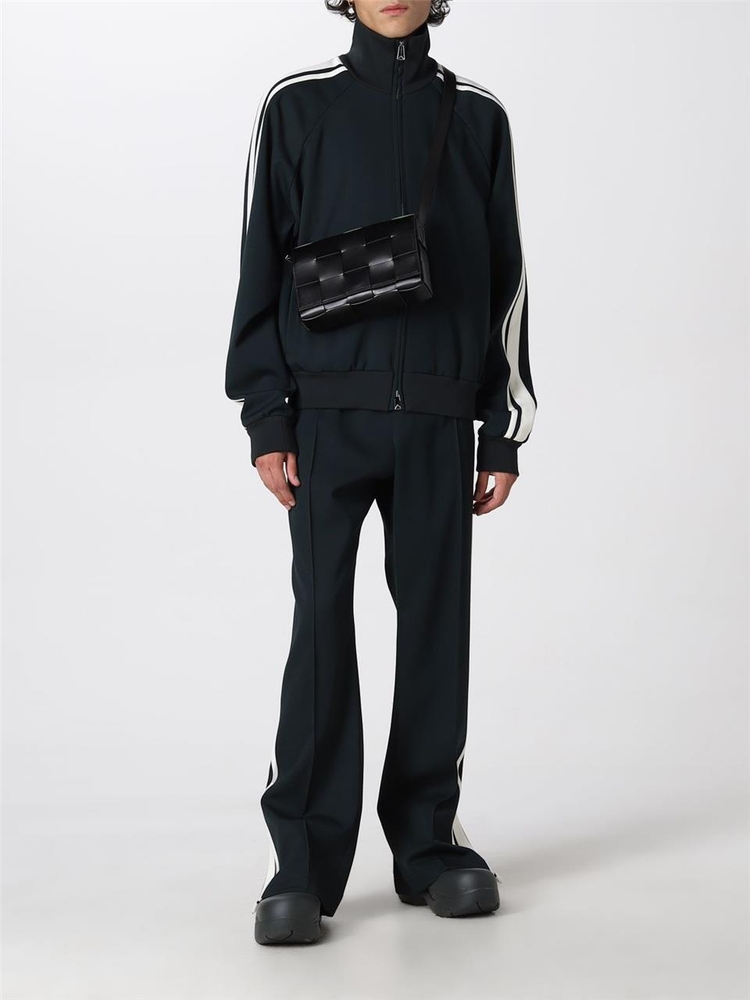 보테가베네타 FW22 Bottega Veneta Jogging Pants with Striped Bands 709403V19M0 3413 Ink