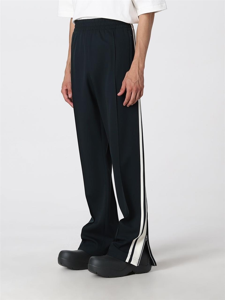 보테가베네타 FW22 Bottega Veneta Jogging Pants with Striped Bands 709403V19M0 3413 Ink