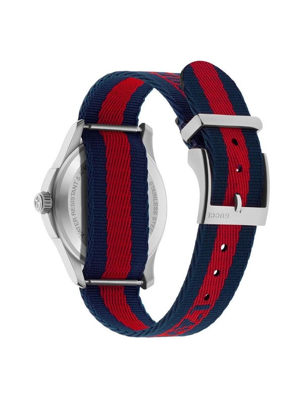 구찌 FW17 Le Marche des Merveilles watch broken 38mm Web Snake motif YA126493 Red