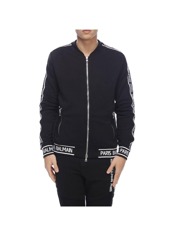 발망 SS19 Cotton bomber with maxi logo bands RH08900J928 0PA Black