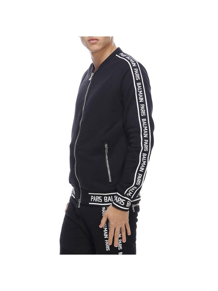 발망 SS19 Cotton bomber with maxi logo bands RH08900J928 0PA Black