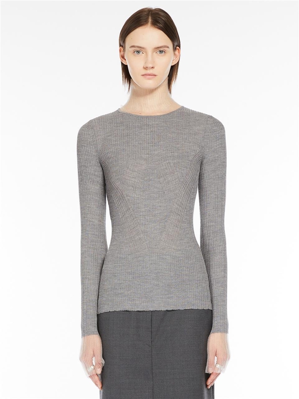 막스마라 스포트막스 FW24 SportMax  Sweaters Grey 2422366052600007 Grey