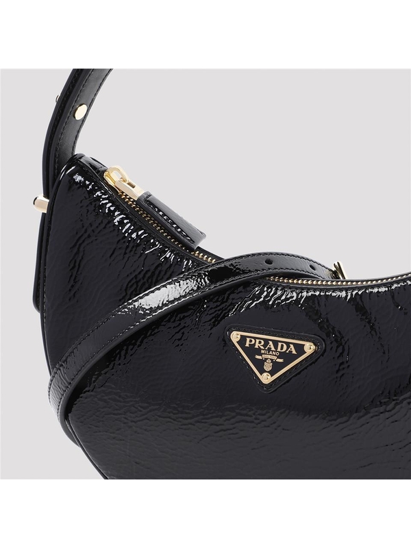 프라다 SS25 Prada Arque Naplak Bag 1BC194VOOO.2DNT Black