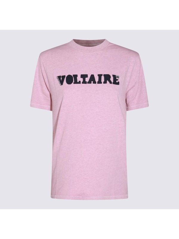 쟈딕 앤 볼테르 FW24 Zadig & Voltaire T-shirts and Polos JWTS01688726 CAMEO PINK