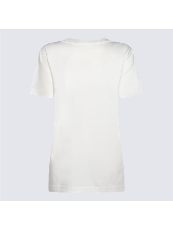 블루마린 FW24 Blumarine T-shirts and Polos A444T038AN0100 OPTICAL WHITE