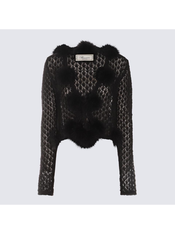 블루마린 FW24 Blumarine Sweaters Black A444M069AN0990 Black