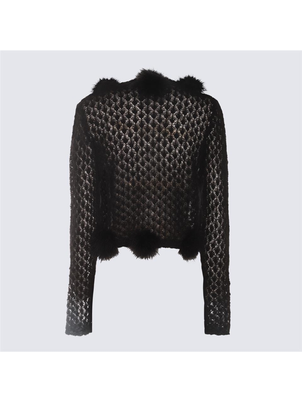 블루마린 FW24 Blumarine Sweaters Black A444M069AN0990 Black