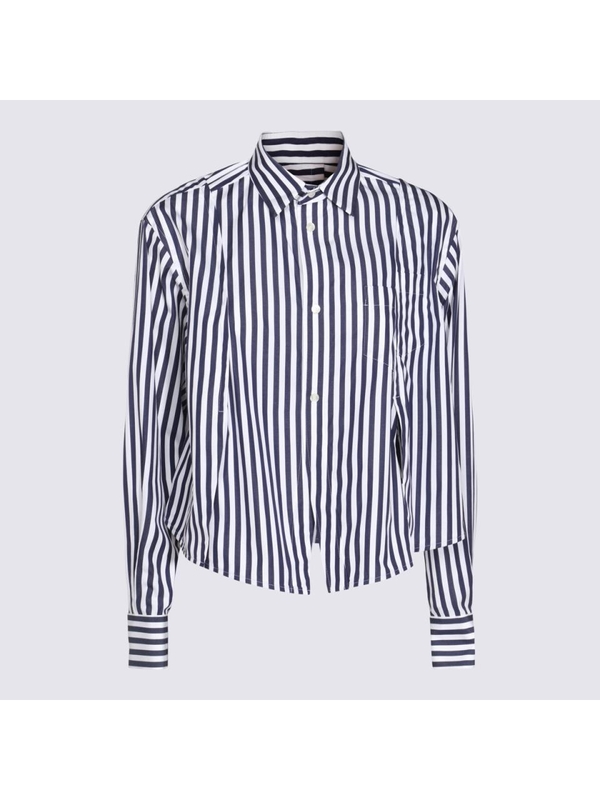 사카이 FW24 Sacai Shirts 2407449222 NAVY STRIPE