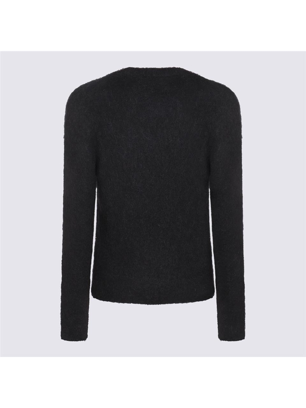 아미 FW24 Ami Paris Sweaters Black HKS047KN0056001 Black