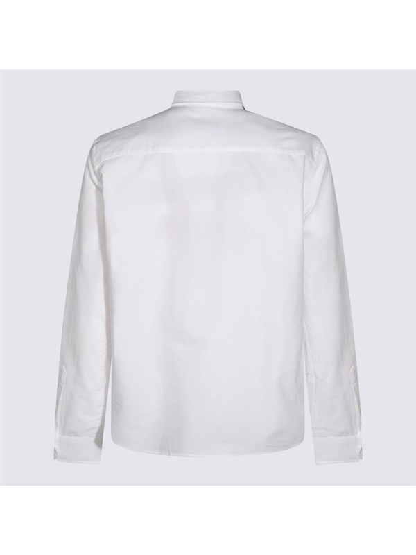 아미 FW24 Ami Paris Shirts USH060CO0031168 NATURAL WHITE