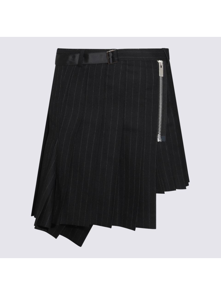 사카이 FW24 Sacai Skirts Black 2407413001 Black