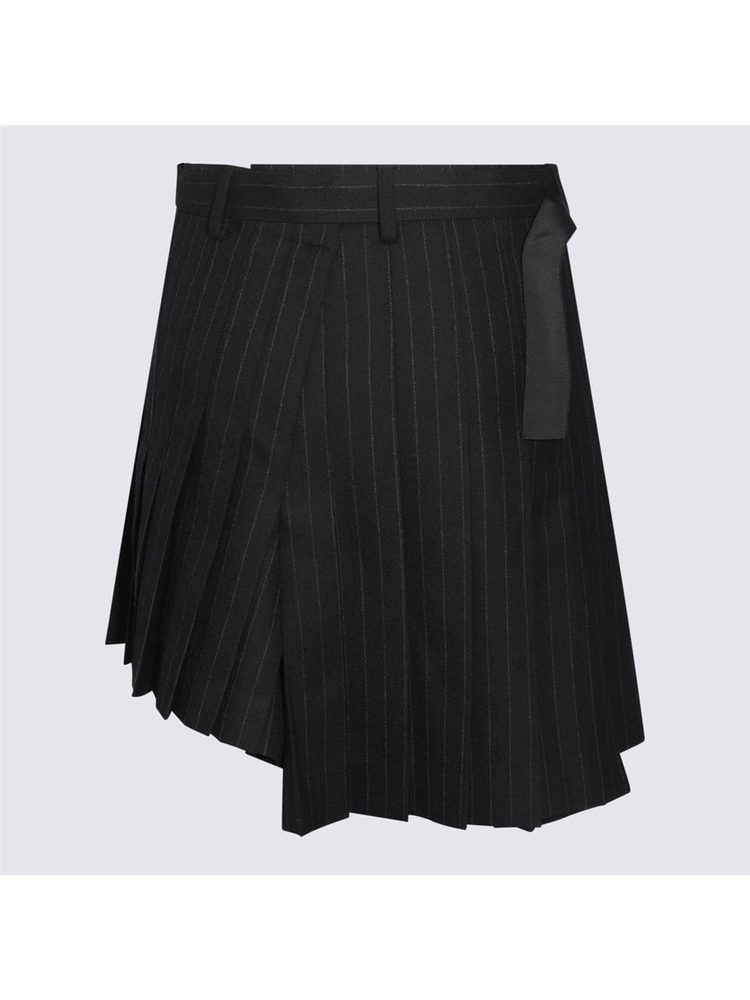 사카이 FW24 Sacai Skirts Black 2407413001 Black