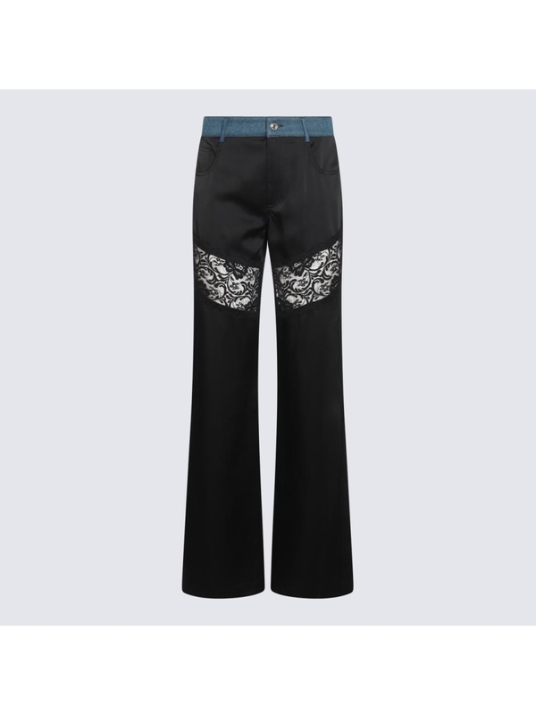 블루마린 FW24 Blumarine Trousers A422P134AC9910 BLACK/DENIM