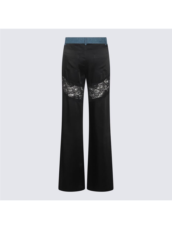 블루마린 FW24 Blumarine Trousers A422P134AC9910 BLACK/DENIM