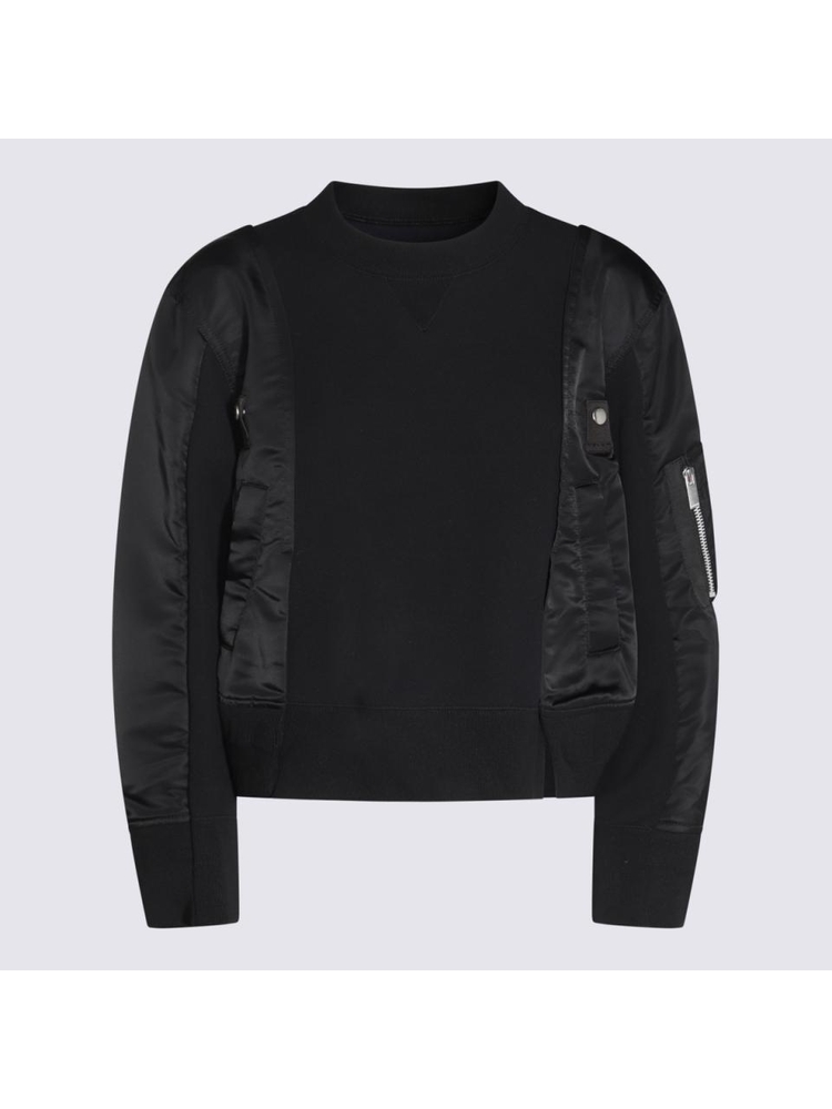 사카이 FW24 Sacai Sweaters Black 2407452001 Black