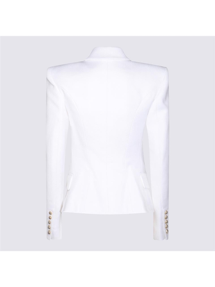 발망 FW24 Balmain Jackets White DF1SI505VF210FB White