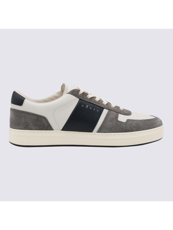 호간 FW24 Hogan Sneakers HXM6680FL30ODZ013W GREY/WHITE