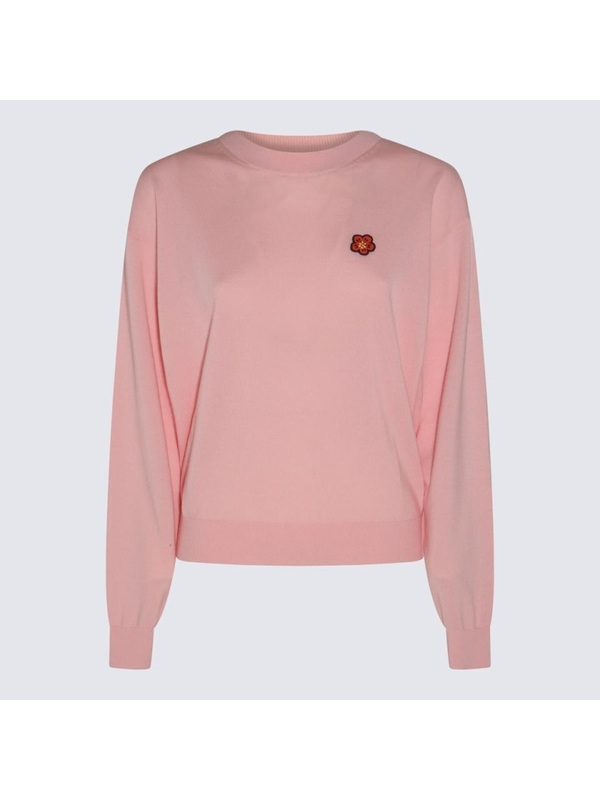 겐조 SS24 Kenzo Sweaters FD52PU3813LB34 FADED PINK