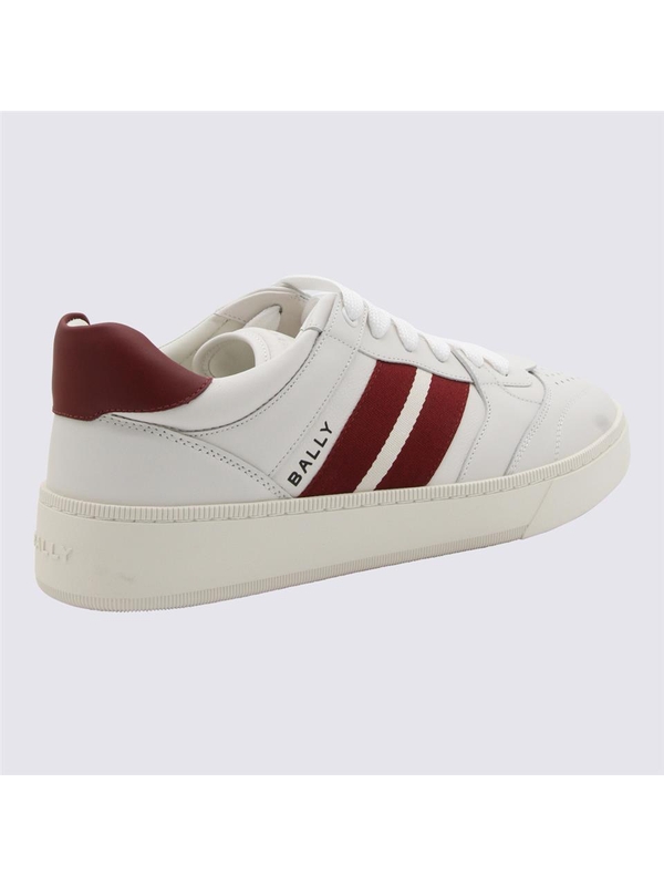 발리 SS24 Bally Sneakers MSK08YVT179I0I0 WHITE/BALLYRED